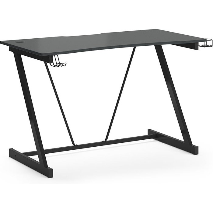 Vicco mesa de juego hudson, antracita, 120 x 60 cm