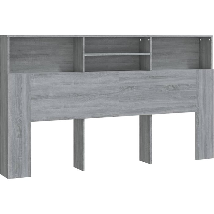 Mueble cabecero gris sonoma 180x19x103,5 cm - comfortxl