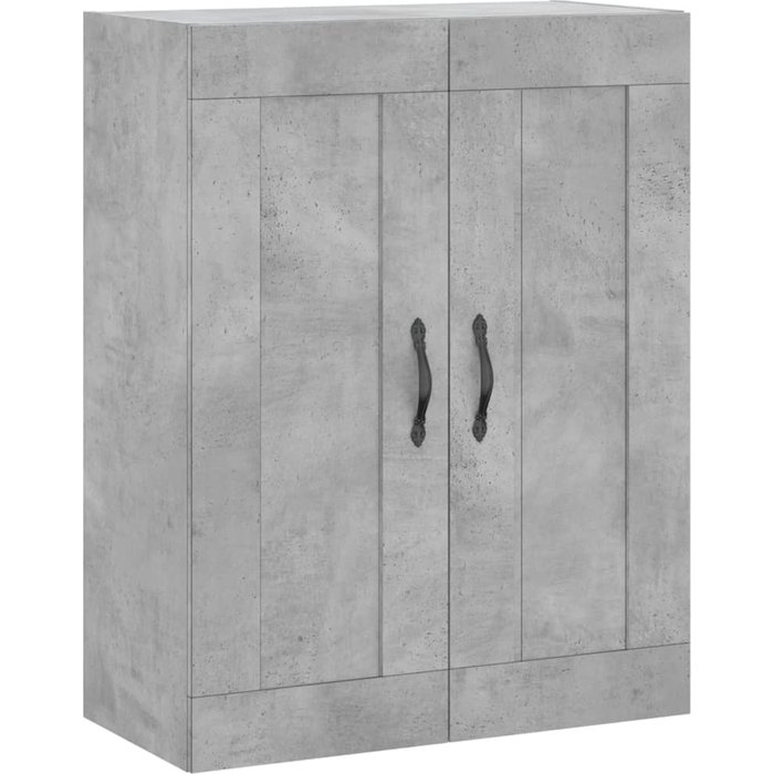 Aparador | mueble de pared madera ingeniería gris hormigón 69,5x34x90 cm