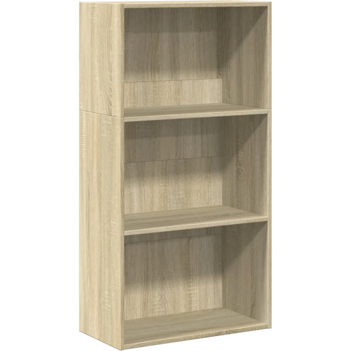 Estantería de madera de ingeniería roble sonoma 60x30x114 cm – comfortxl