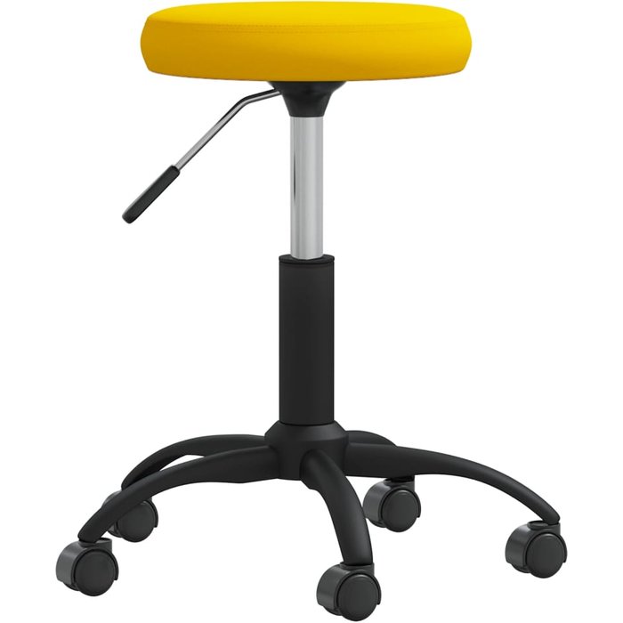 Maison exclusive - silla de comedor de terciopelo amarillo mostaza