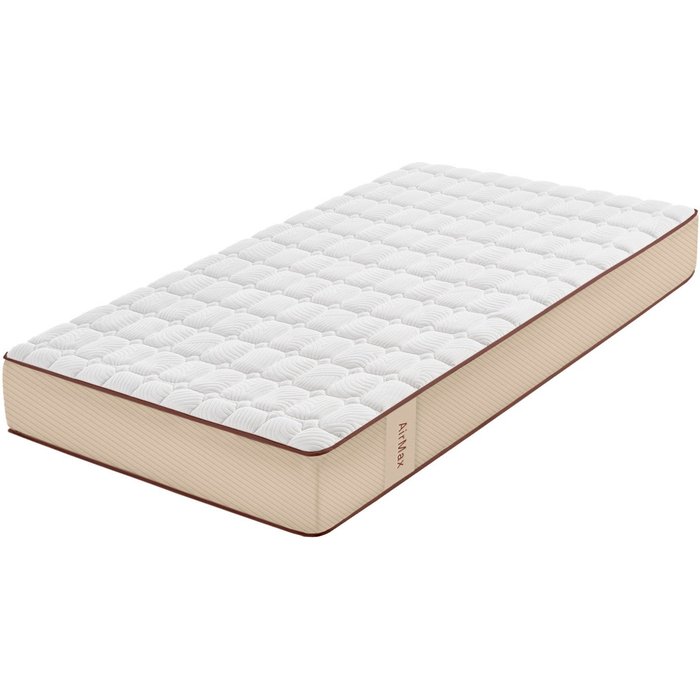 Colchón viscoelástica air max marrón 25 cm - 80x190 cm - moonia