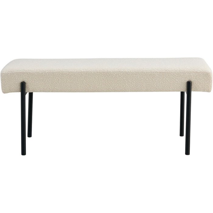 Banco swindon, tejido, blanco, seven design