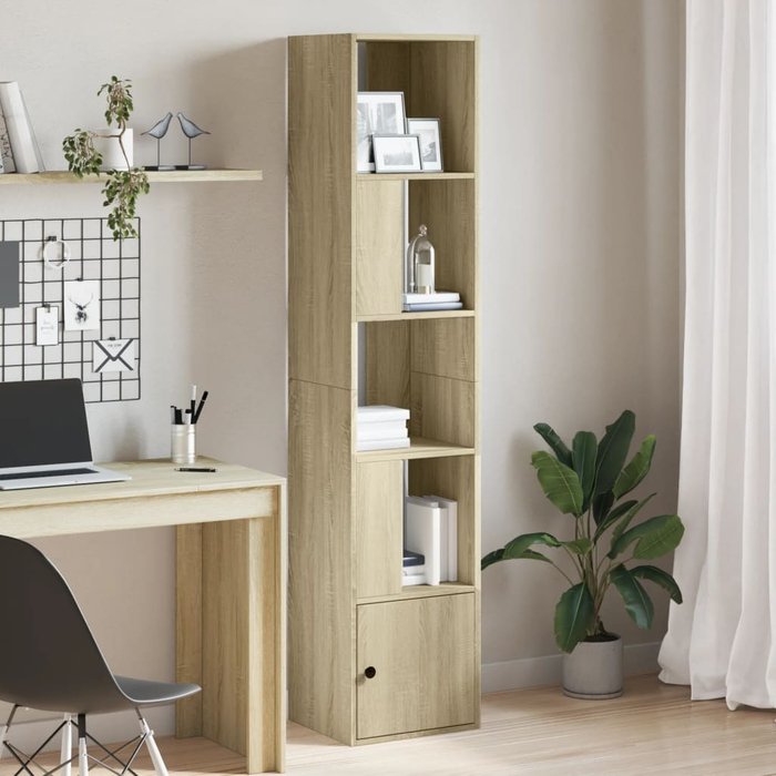 Librería roble sonoma 40x36x189 cm madera contrachapada
