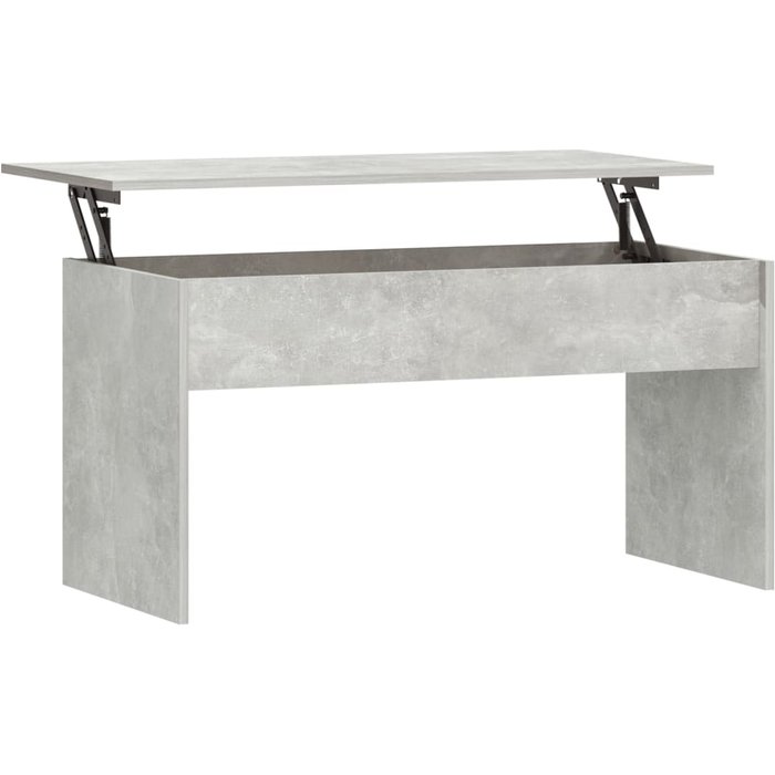 Mesa de centro madera de ingeniería hormigón 102x50,5x52,5 cm - comfortxl