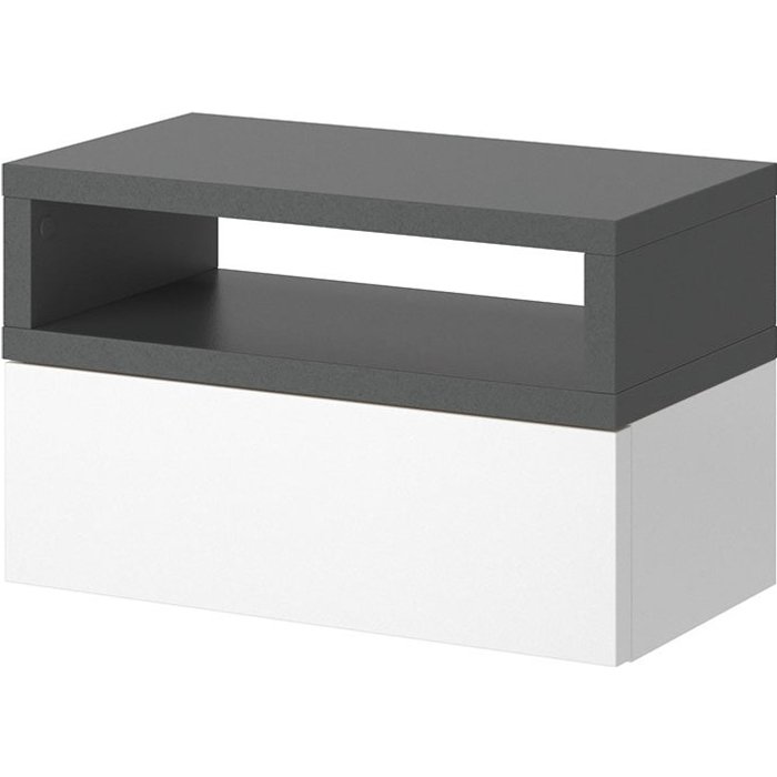 Vicco mesa de noche urbano, antracita, 45 x 28 cm