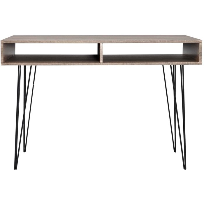 Escritorio con 2 compartimentos gris - comfortxl