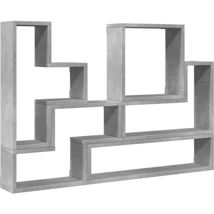 Estante de pared de contrachapado gris sonoma 96x12x64 cm - comfortxl