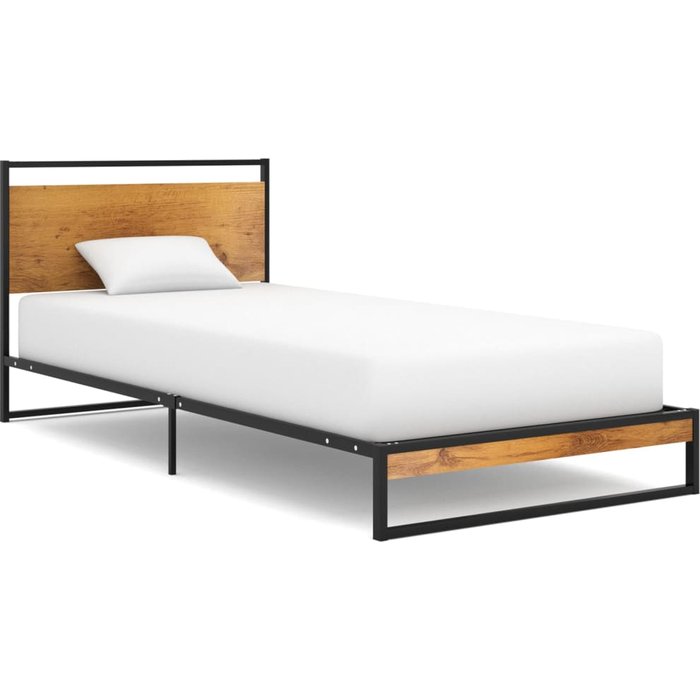 Estructura de cama sin colchón metal 100x200 cm