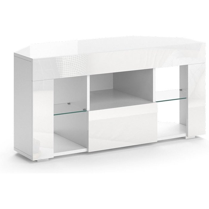Vicco mueble bajo para tv denver, blanco, 100 x 50 cm