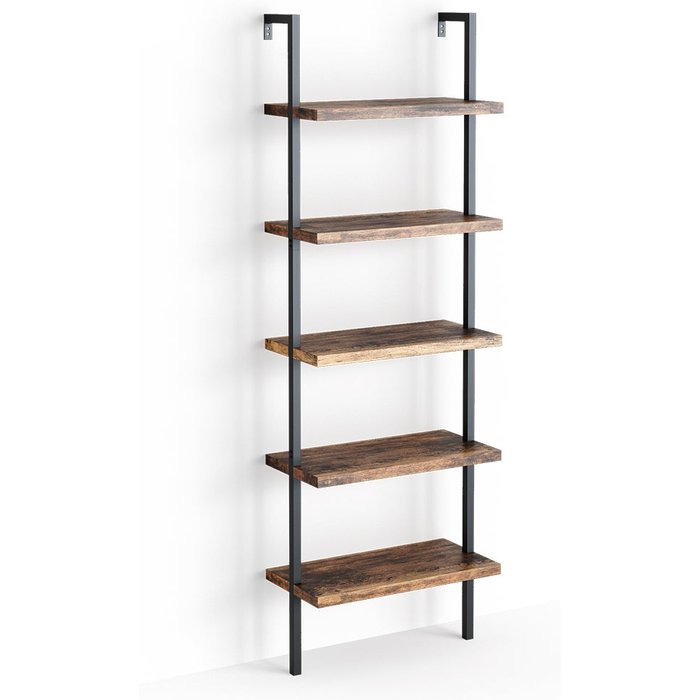 Vicco librería ava, madera antigua, 60 x 183 cm