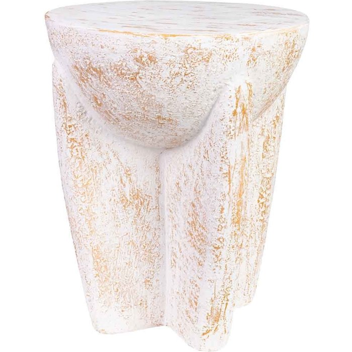 Mesa auxiliar de magnesio blanca 38x38x46