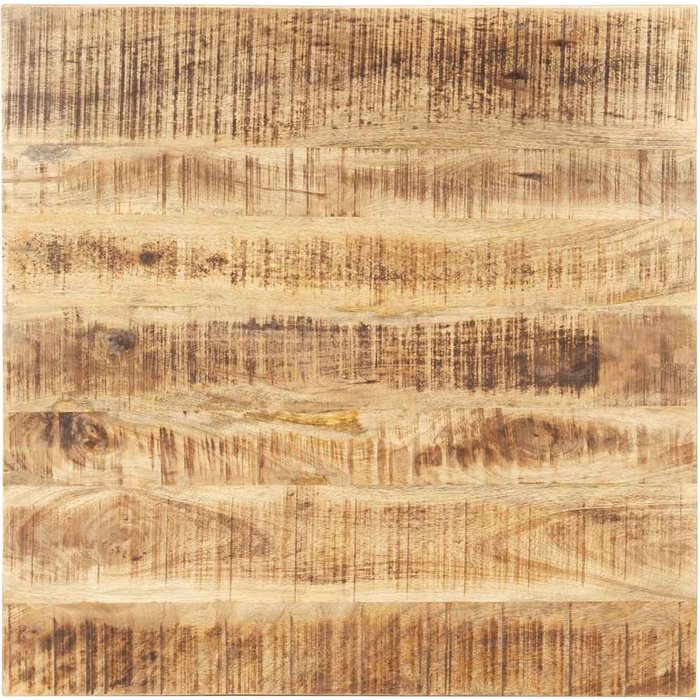 Superficie de mesa madera maciza de mango 25-27 mm 60x60 cm