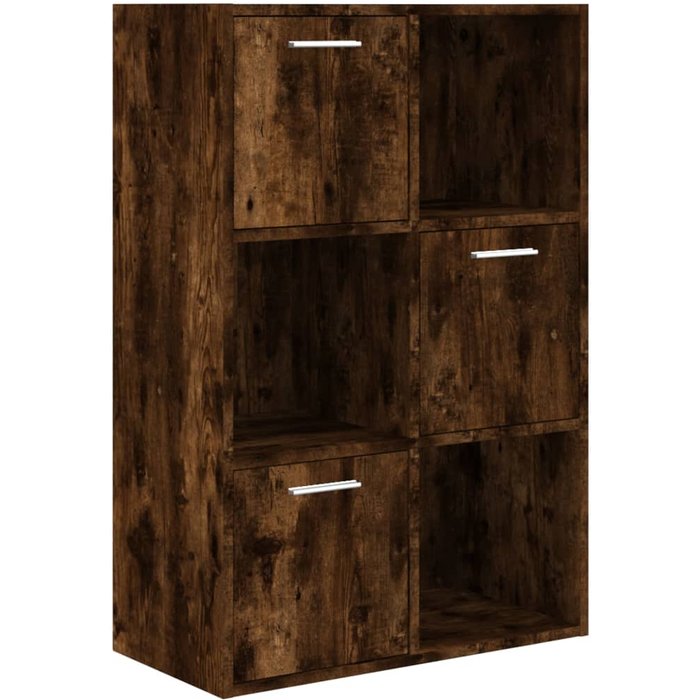 Mueble de almacenaje roble ahumado 60x29,5x90 cm – comfortxl