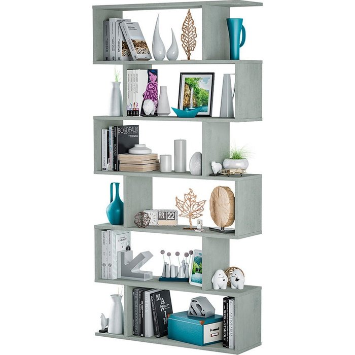 Estanteria alta 192x80x25 cm cemento