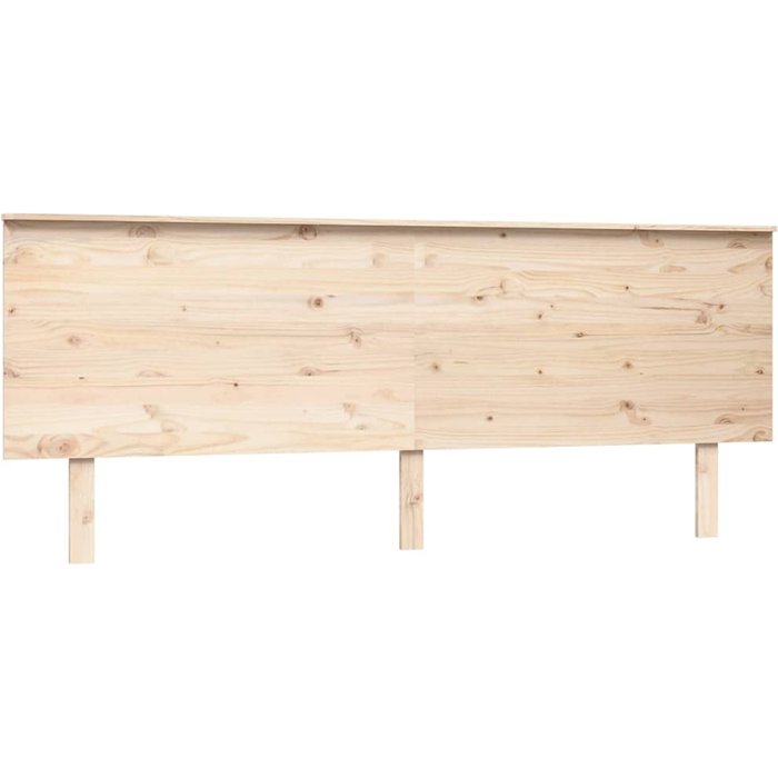 Cabecero de cama - mueble cabecero madera maciza de pino 204x6x82,5 cm
