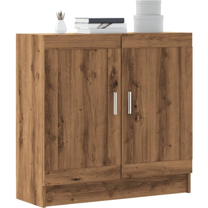 Librería artesanal de roble 82,5x30,5x80 cm madera de ingeniería