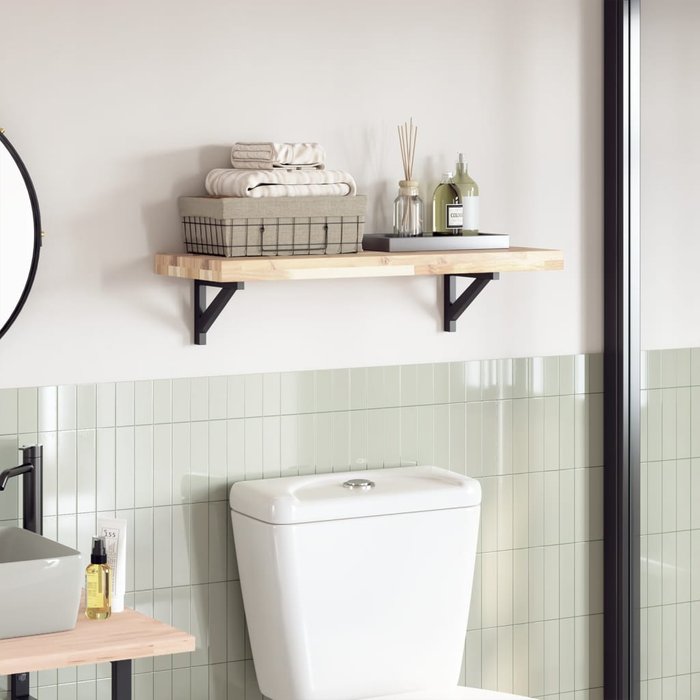 Tablero rectangular de madera maciza de acacia de 100x30x4 cm.