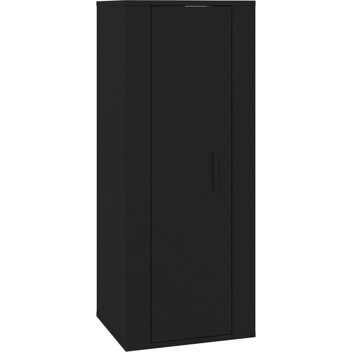 Mueble de tv de pared negro 40x34,5x100 cm - comfortxl