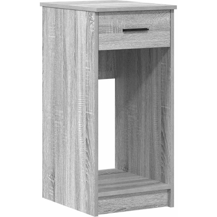 Torre de ordenador con cajón gris sonoma 35x45x77 cm cfw33928