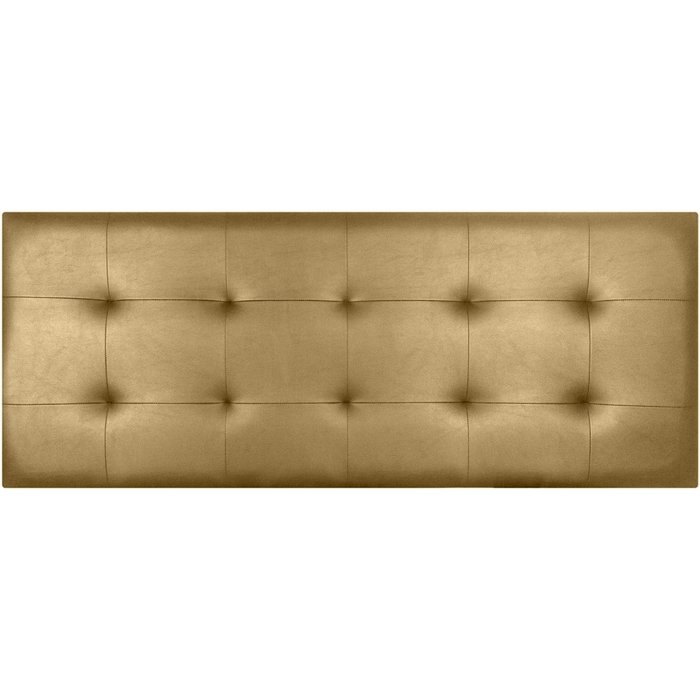 Bedstore cabecero tapizado mallorca polipiel premium 210x55 oro