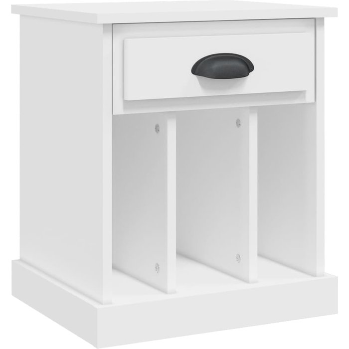 Mesita de noche color blanco 43x36x50 cm - comfortxl