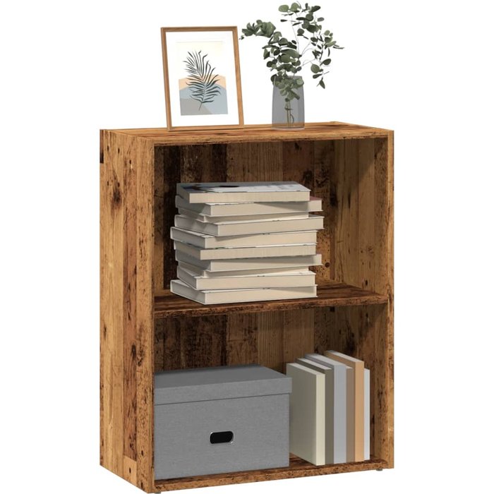 Maison exclusive - estantería madera de ingeniería color envejecido 60x30x77 cm