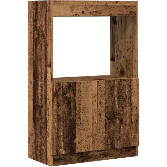 Aparadorde madera de ingeniería madera envejecida 63x33x100 cm – comfortxl