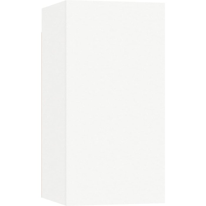Mueble de tv de contrachapado blanco 30,5x30x60 cm - comfortxl