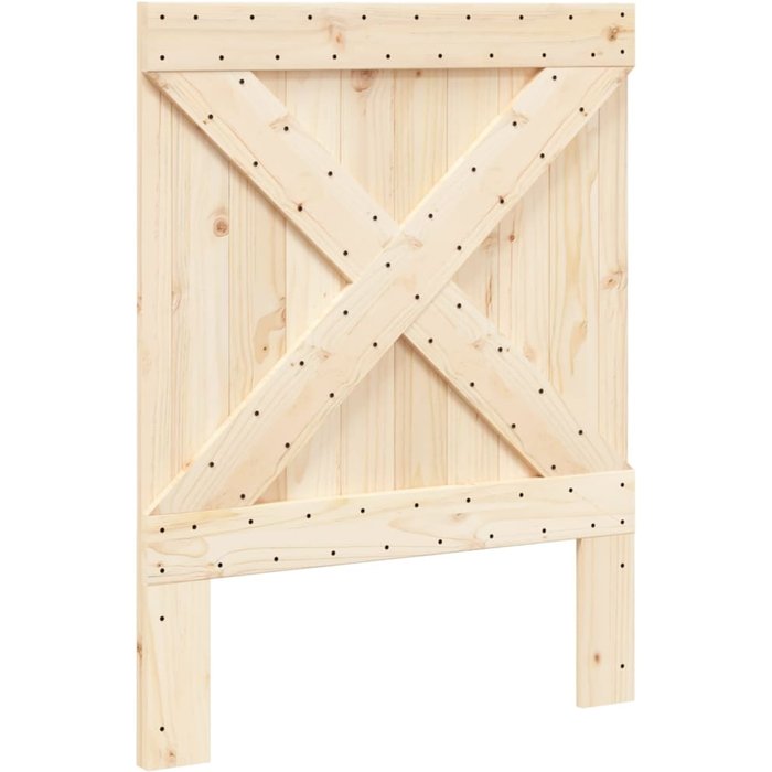 Cabecero de cama - mueble cabecero madera maciza de pino 80x104 cm