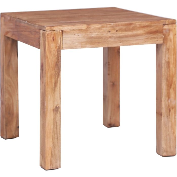 Mesa de centro de madera maciza de caoba 53x50x50 cm