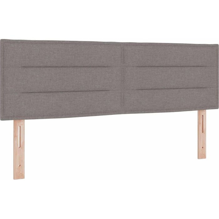 Cabecero cama - mueble cabecero taupé 144 cm tela