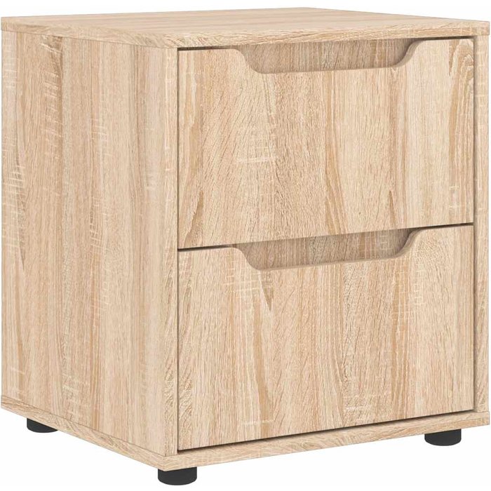 Mesilla de noche visnes roble sonoma 45x40x50 cm - comfortxl