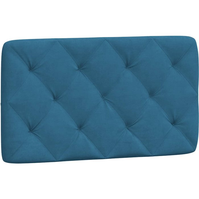 Cabecero de cama acolchado terciopelo azul 80 cm - comfortxl