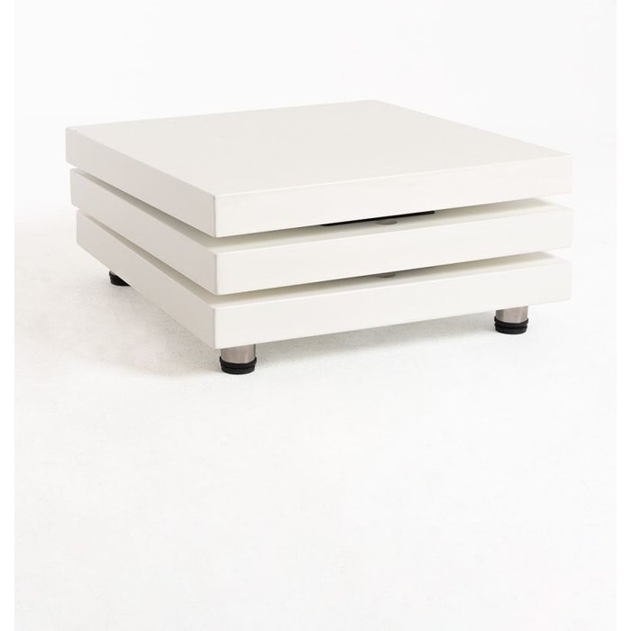 Regalos miguel - mesas auxiliares - mesa de centro move triple balda blanca