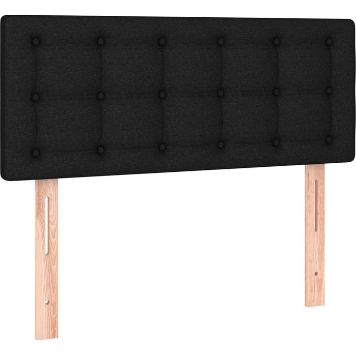 Cabecero de tela negro 90x5x78/88 cm - comfortxl