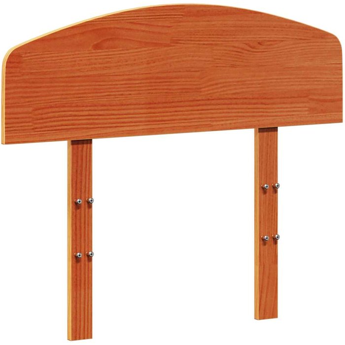 Cabecero de cama - mueble cabecero madera maciza de pino marrón cera 75 cm