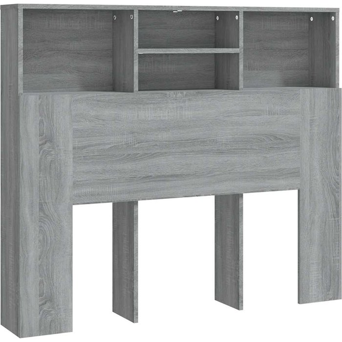 Cabecero cama mueble cabecero - gris sonoma 120x19x103,5 cm