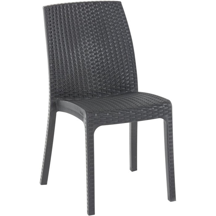 Sedia in polipropilene tortora