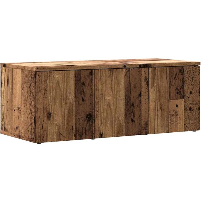 Mueble de tv de contrachapado envejecido 80x34x30 cm - comfortxl