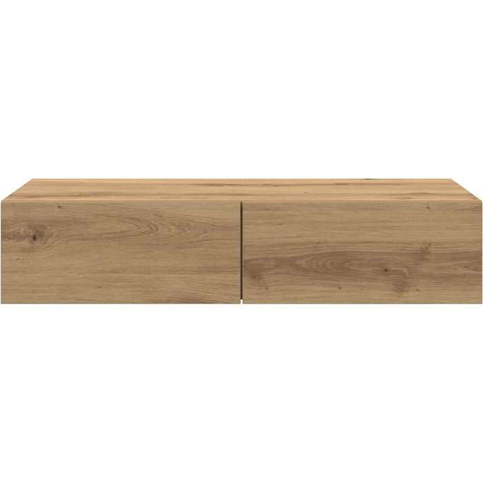 Estante de pared cajones madera contrachapada roble artesanal