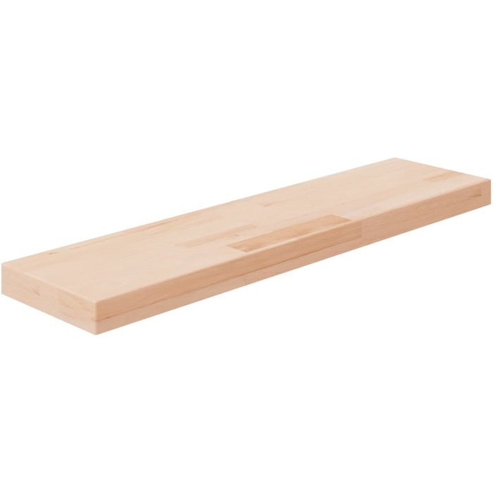 Panel de estantería 80x20x4 cm madera maciza de roble sin tratar
