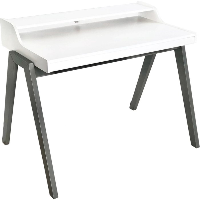 Mueblear mesa escritorio nere con cajón 110x86x75 cm - gris