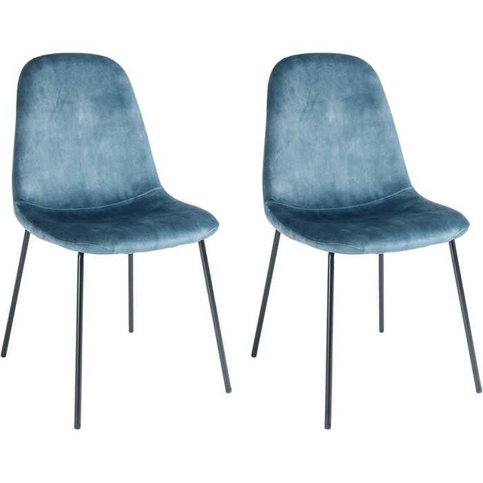 Pack de 2 sillas gina azules