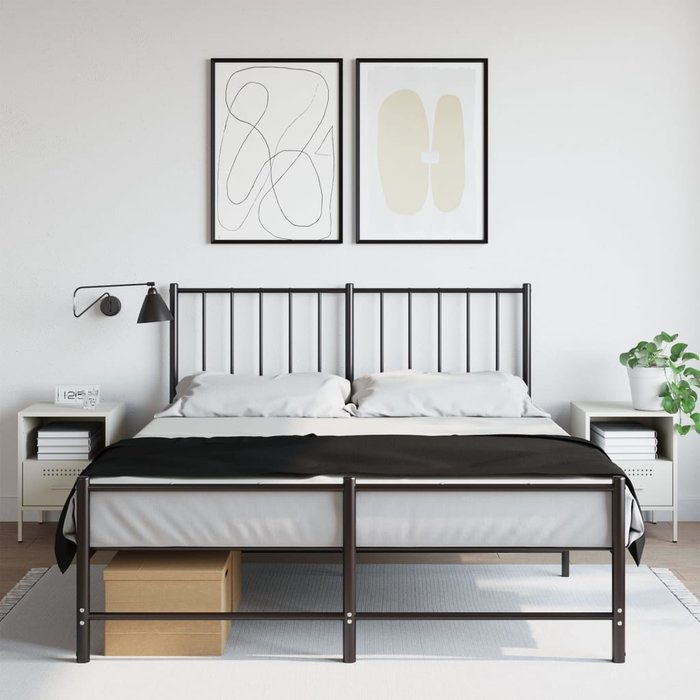 Maison exclusive - mesitas de noche 2 unidades acero blanco 36x39x50,5 cm