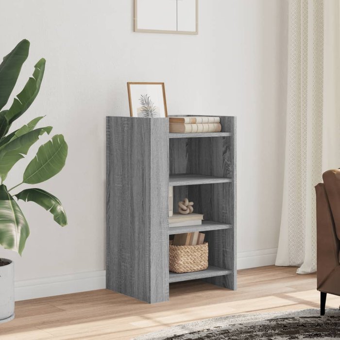 Maison exclusive - aparador madera de ingeniería gris sonoma 45x35x75 cm