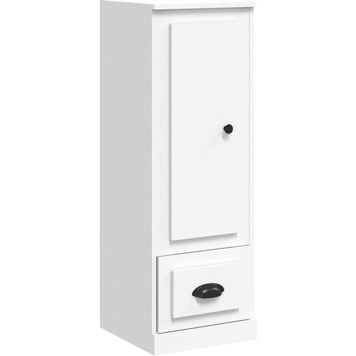 Aparador alto madera contrachapada blanco 36x35,5x103,5 cm - comfortxl