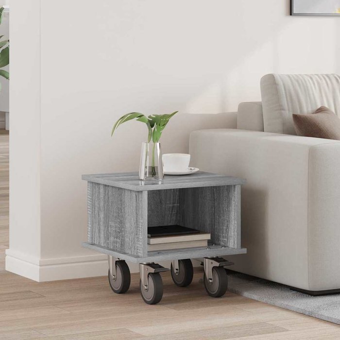 Mueble de tv sonoma gris de 37 x 35 x 35 cm de madera de ingeniería