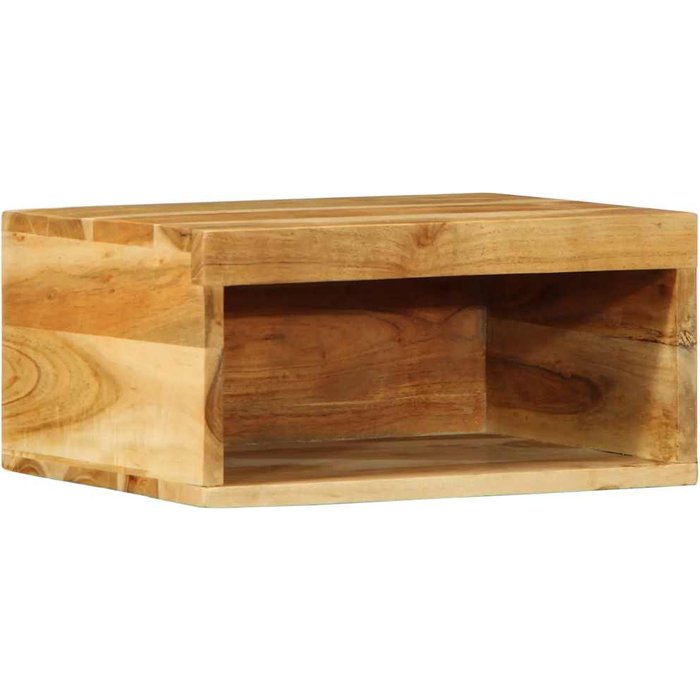 Muebles de tv de pared 2 uds madera maciza de acacia - comfortxl