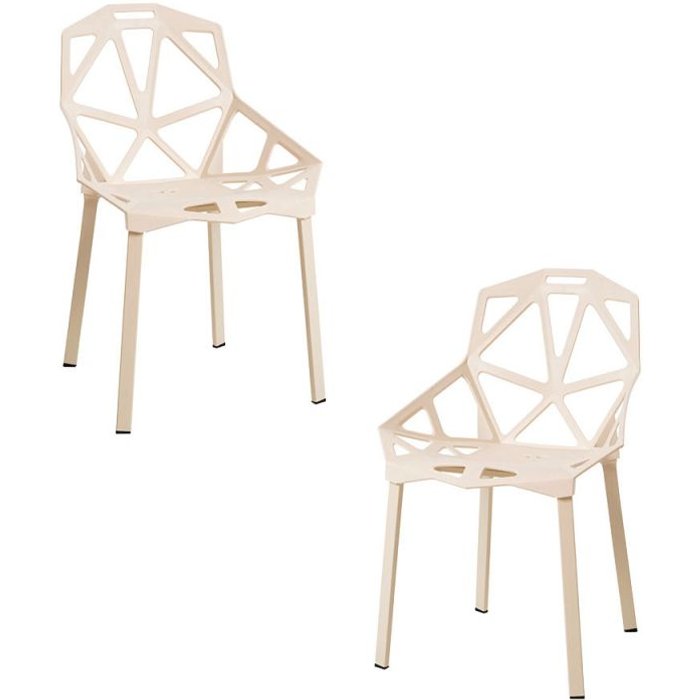 Regalos miguel - packs sillas comedor - pack 2 sillas omega - beige